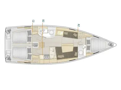 Louez un Hanse Hanse 388 à Lefkáda
