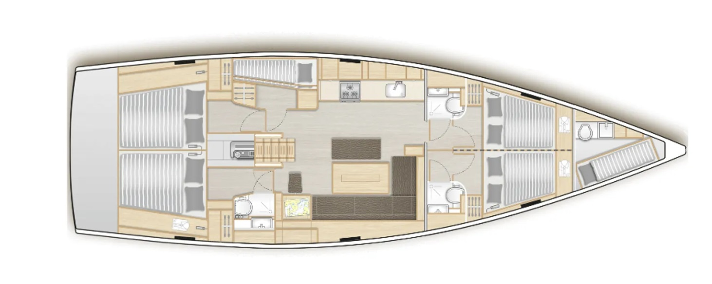 Location Voilier à Lefkáda - Hanse Hanse 508