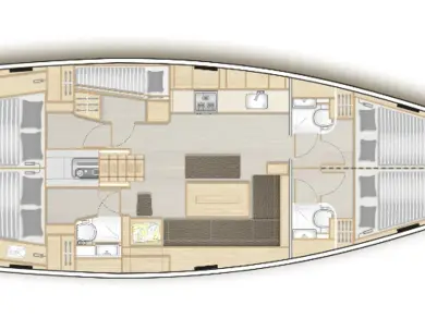 Location Voilier à Lefkáda - Hanse Hanse 508