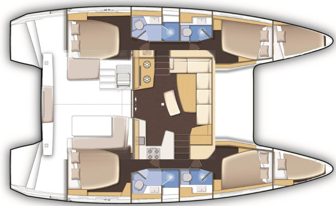 Catamaran à louer à Lefkáda au meilleur prix