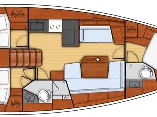 Bénéteau Oceanis 41.1 a louer à Lefkáda