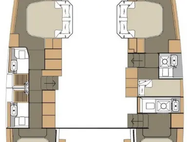 Location bateau Primošten pas cher Dufour Catamarans 48 Sail