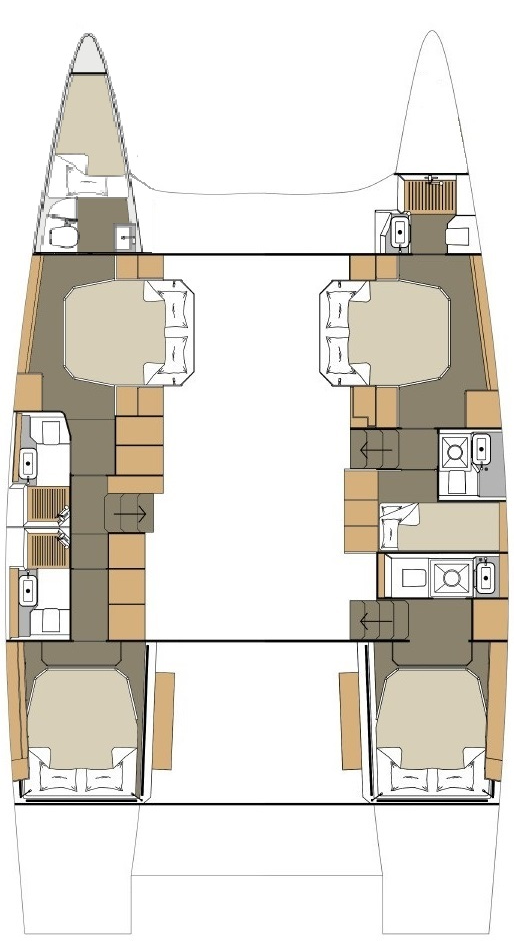 Location Catamaran à Primošten - Dufour Dufour Catamarans 48 Sail