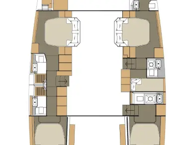 Location à Primošten - Dufour Dufour Catamarans 48 Sail sur SamBoat