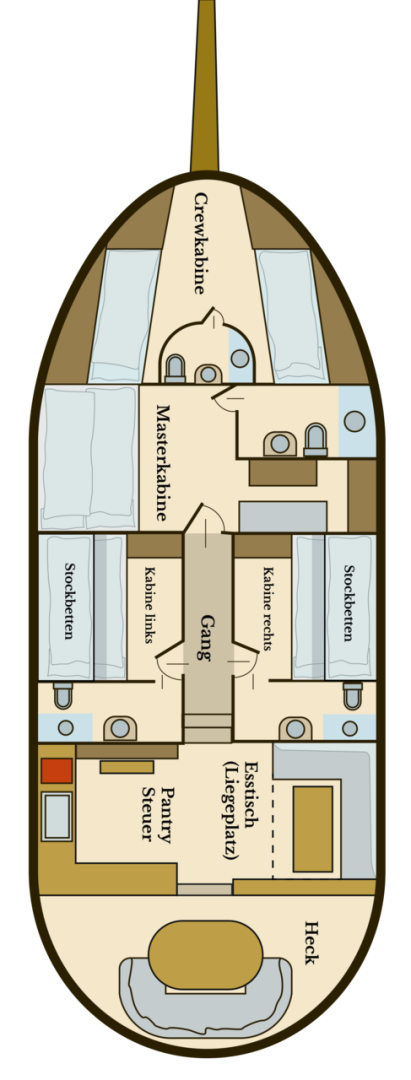 Location bateau Custom Made Larus - 3 + 1 cab. à Pirovac sur Samboat