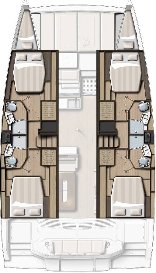 Louer Catamaran avec ou sans skipper Bali à Trogir
