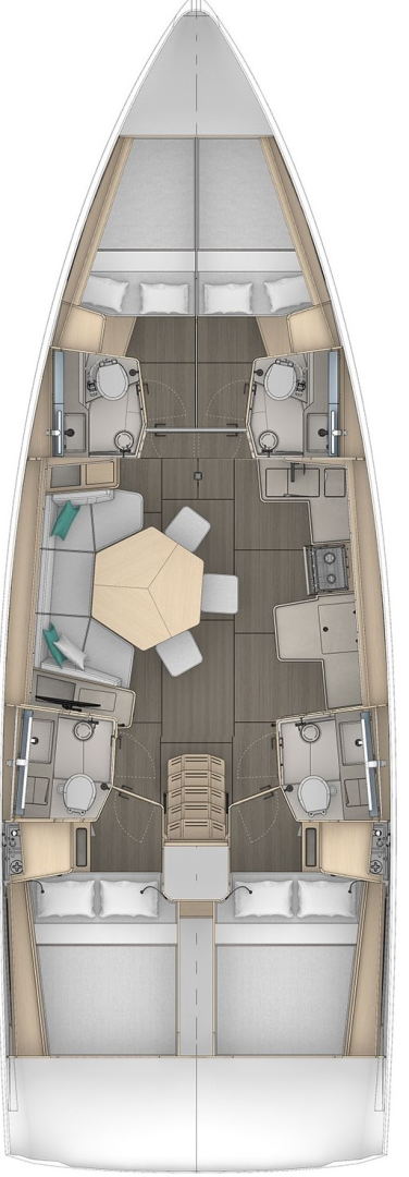 Location bateau Dufour Dufour 44 à Biograd na Moru sur Samboat