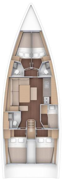 Location bateau Sukošan pas cher Dufour 470