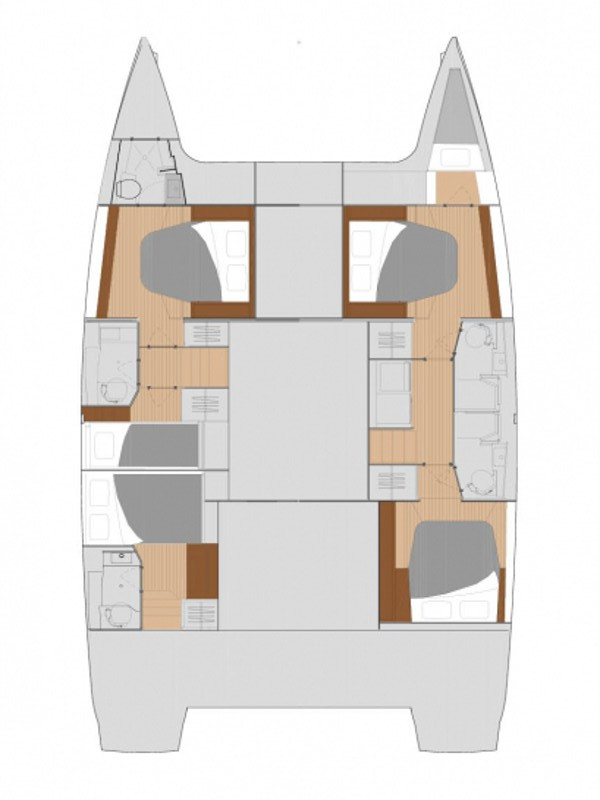 Location Catamaran à Trogir - Fountaine Pajot Saona 47