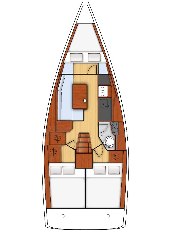 Louez un Bénéteau Oceanis 35 à Pomer
