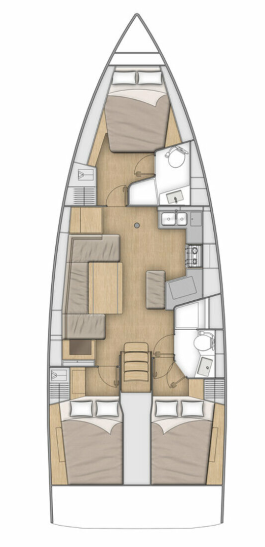 Location à Pomer - Bénéteau Oceanis 40.1 sur SamBoat