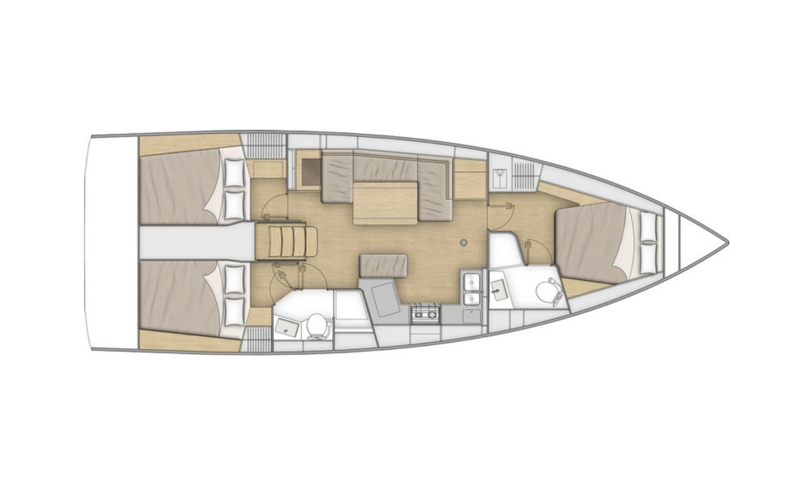 Location bateau Pomer pas cher Oceanis 40.1