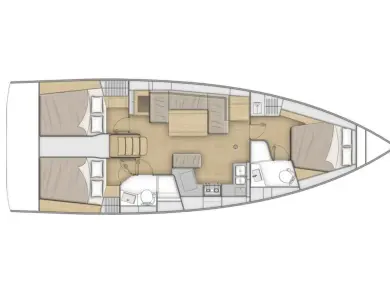 Location bateau Pomer pas cher Oceanis 40.1