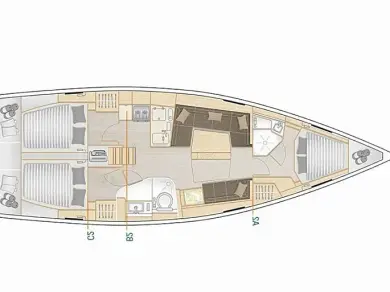 Location bateau Hanse Hanse 418 à Lávrio sur Samboat