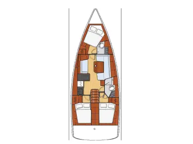 Location bateau Lefkáda pas cher Oceanis 41.1