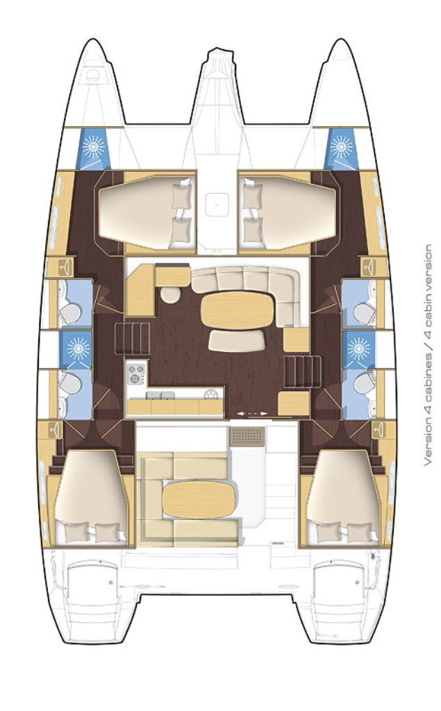 Location bateau Turgutreis pas cher Lagoon 421