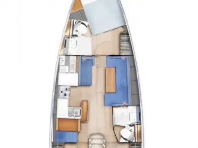 Location bateau Komolac pas cher Sun Odyssey 410