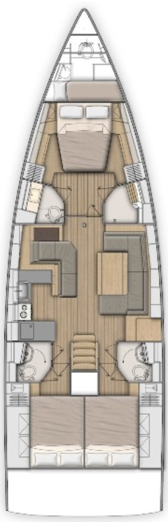 Bénéteau Oceanis 51.1 a louer à Sukošan