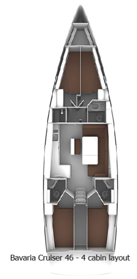 Location bateau Split pas cher Cruiser 46