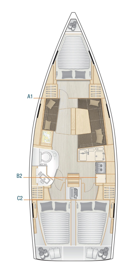 Louez un Hanse Hanse 388 à Pula