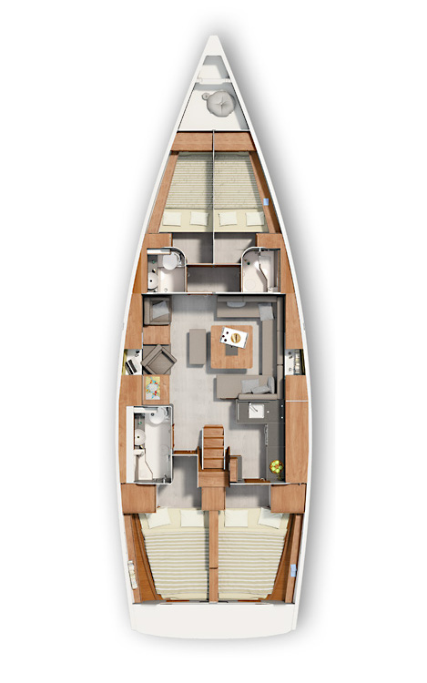 Location Voilier à Komolac - Hanse Hanse 455