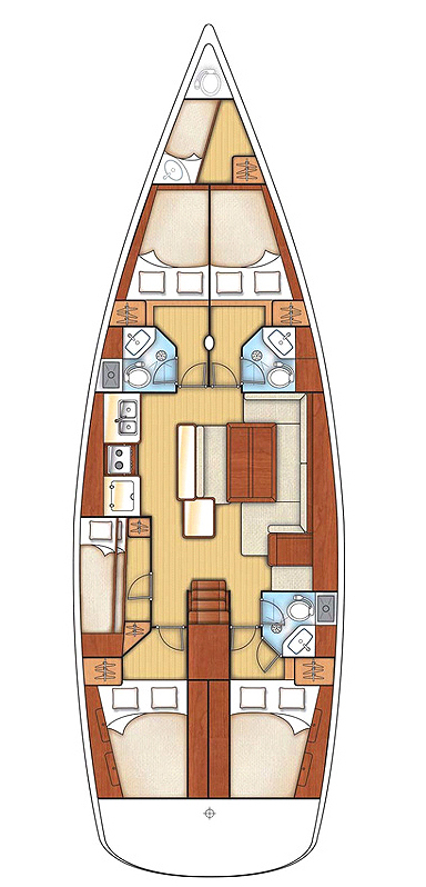 Location bateau Bénéteau Oceanis 50 Family à Rogač sur Samboat