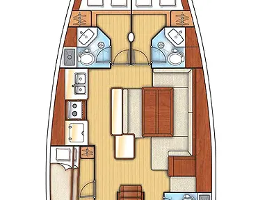 Location bateau Bénéteau Oceanis 50 Family à Rogač sur Samboat