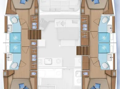 Location bateau Le Pirée pas cher Lagoon 46