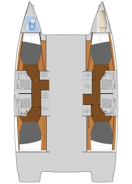 Fountaine Pajot Astrea 42 a louer à Fethiye