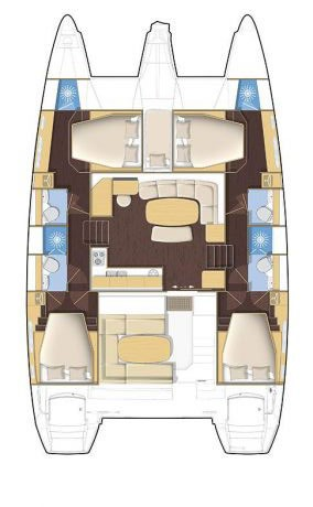 Louer Catamaran avec ou sans skipper Lagoon à Álimos