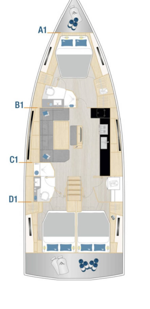 Louez un Hanse Hanse 460 à Kaštela