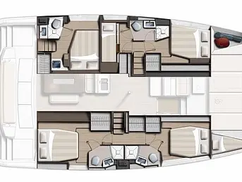 Location Catamaran à Pirovac - Bali Bali 4.6