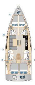 Location bateau Hanse Hanse 460 à Seget Donji sur Samboat
