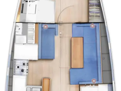Location à Pirovac - Jeanneau Sun Odyssey 410 sur SamBoat