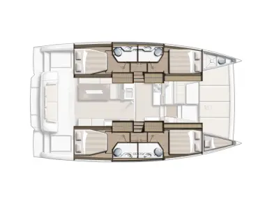 Location Catamaran à Pirovac - Bali Bali 4.2