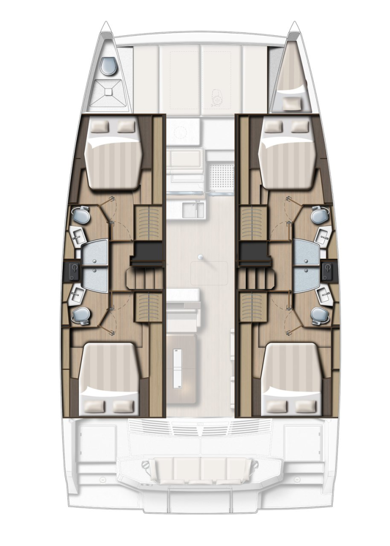 Location bateau Bali Bali 4.4 à Pirovac sur Samboat