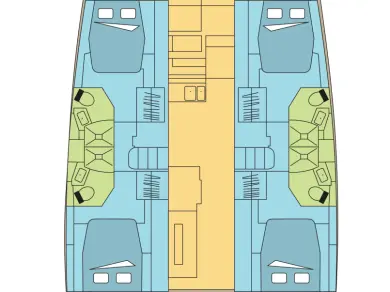 Catamaran à louer à Komolac au meilleur prix