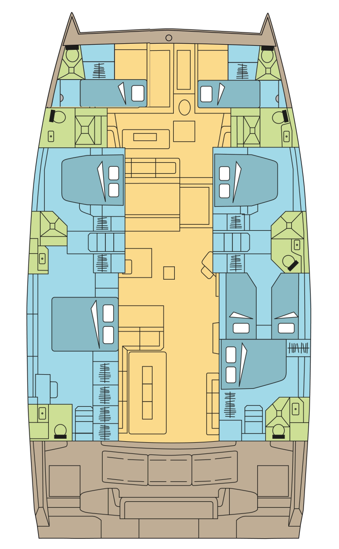 Location Catamaran à Palma de Majorque - Bali Bali 5.4