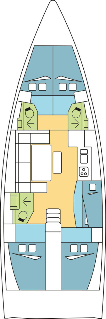 Location à Le Marin - Dufour Dufour 460 Grand Large sur SamBoat