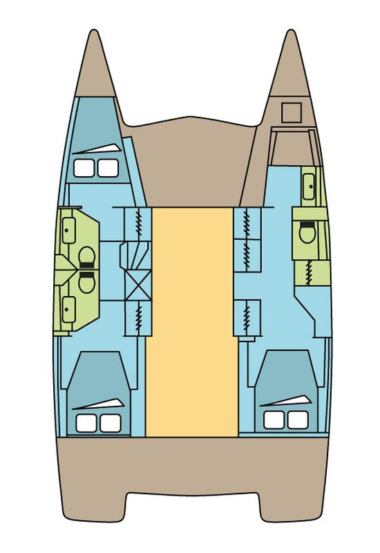 Location Catamaran à Parham Town - Fountaine Pajot Isla 40