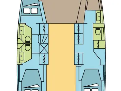 Location Catamaran à Parham Town - Fountaine Pajot Isla 40