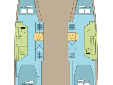 Location bateau Fountaine Pajot Isla 40 à Parham Town sur Samboat