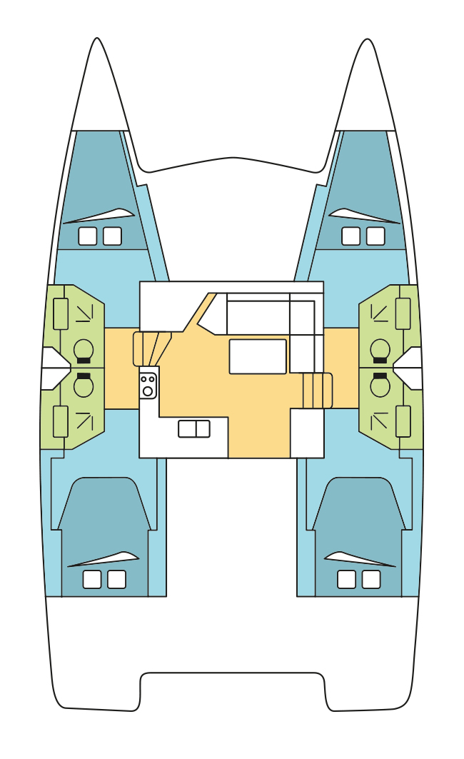 Location bateau Zaton pas cher Lucia 40