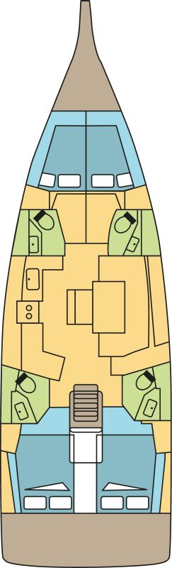 Location bateau Bénéteau Oceanis 46.1 à Pouzoles sur Samboat