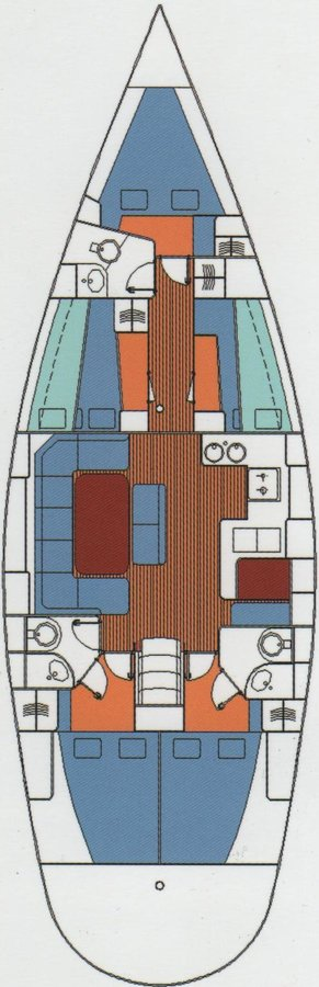 Location bateau Alfa Sailing Yachts Alfa 51 à Paros (Ile) sur Samboat
