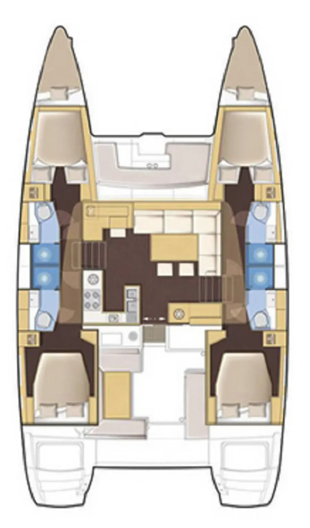 Location Catamaran Lagoon avec permis