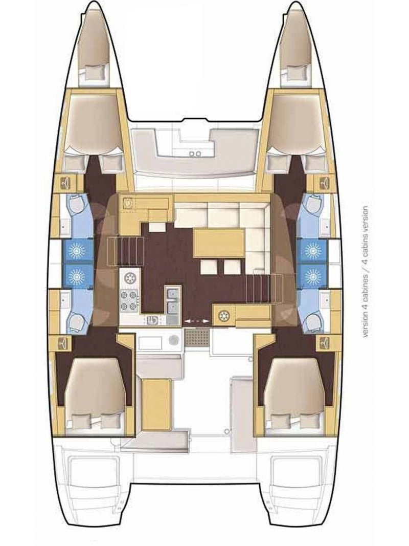 Location Catamaran Lagoon avec permis