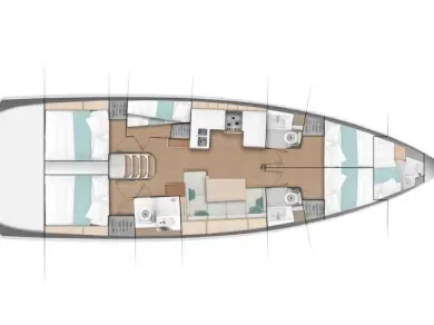 Jeanneau Sun Odyssey 490 a louer à Benítses