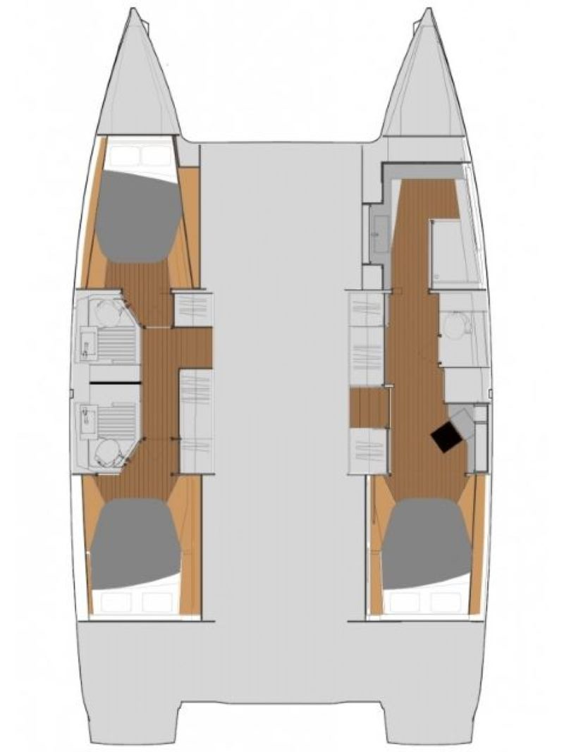 Location à Marsh Harbour - Fountaine Pajot Astrea 42 sur SamBoat