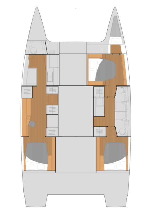 Louez un Fountaine Pajot Fountaine Pajot Tanna 47 Maestro - 3 + 1 cab. à Marsh Harbour